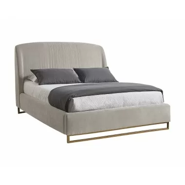 Sunpan Nevin Bed - Queen - Polo Club Stone