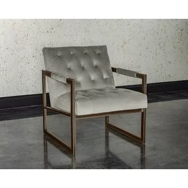 Sunpan Monde Armchair - Antonio Charcoal - Lifestyle