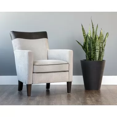 Aston Lounge Chair - Polo Club Stone - Liifestyle