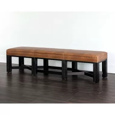 Brixton Bench - Tobacco Tan - Lifestyle 