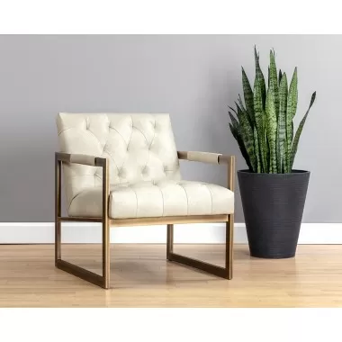 Sunpan Monde Armchair - Bravo Cream - Lifestyle