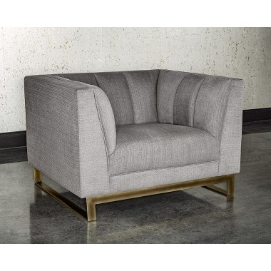 Parker Armchair - Zenith Soft Grey - Lifestyle