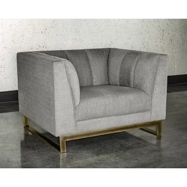 Parker Armchair - Zenith Soft Grey - Lifestyle