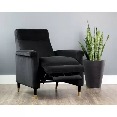 Rupert Recliner - Abbington Black - Lifestyle