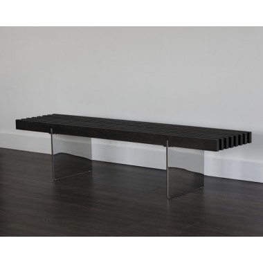 Sunpan Atticus Bench - Front Side View