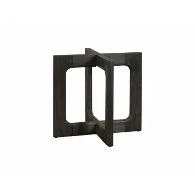 Sunpan Cypher Dining Table Base in Wood And Dark Brown - Base Frame