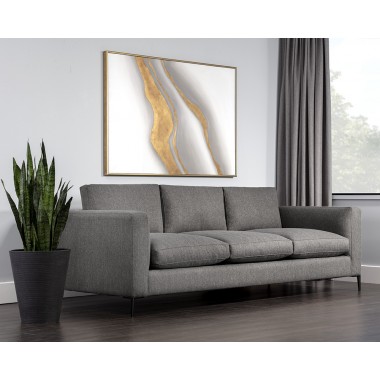 Sunpan Byward Sofa In Liv Smoke - Lifestyle 2
