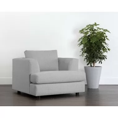 Sunpan Cascade Armchair In Liv Dove - Lifestyle