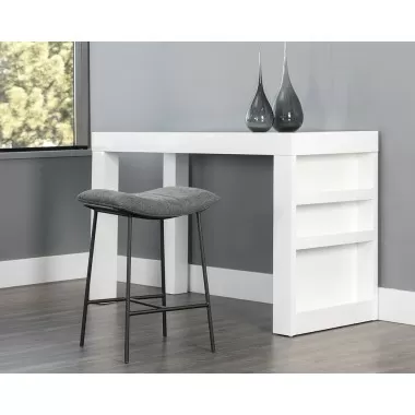 Sunpan Buca Backless Counter Stool in Belfast Koala Grey - Lifestyle