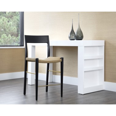Sunpan Bondi Counter Stool in Black - Lifestyle