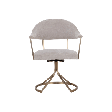 Sunpan Bexley Swivel Dining Chair - Danny Teal  1