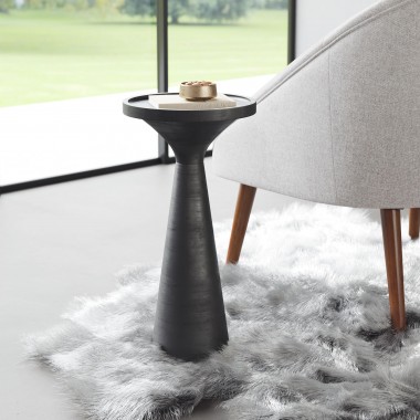 Zuo Modern Omni Side Table in Black - Lifestyle