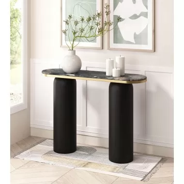 Zuo Modern Luxor Console Table in Multicolor - Lifestyle