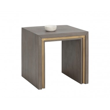 Sunpan Hilbert End Table - Angled