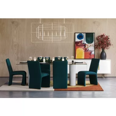 Sunpan Adora Dining Table - 86.5" - Lifestyle