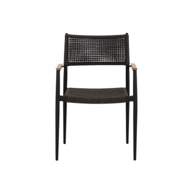 Sunpan Nava Stackable Dining Armchair Front 