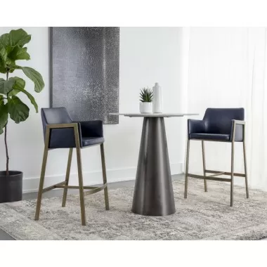 Sunpan Bernadette Barstool - Bravo Admiral - Lifestyle