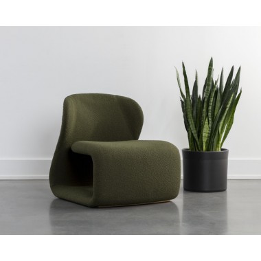 Sunpan Sophiene Lounge Chair - Copenhagen Olive