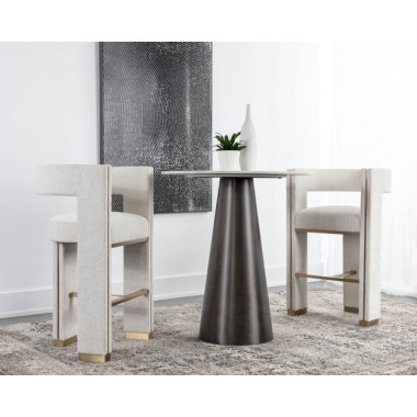 Sunpan Adamina Bar Stool Rhea Light Barley - Lifestyle
