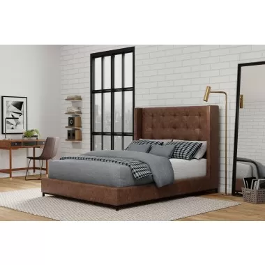 Alpine Furniture Mundo Queen Bed - Lifestyle