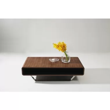 J&M Furniture Modern Coffee Table 136A In Walnut