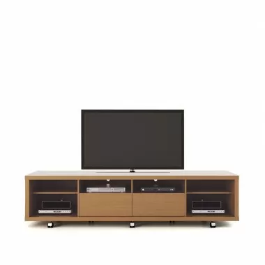 Cabrini TV Stand 1.8 in Maple Cream and Nude - Stand Only