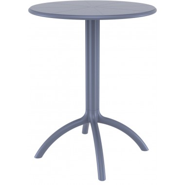 Octopus Round Bistro Table Dark Gray 