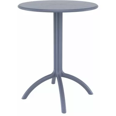 Octopus Round Bistro Table Dark Gray 