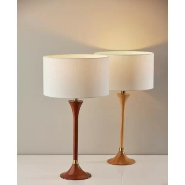 Adesso Rebecca Table Lamp Walnut
