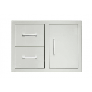 TrueFlame 30" 2-Drawer & Access Door Combo - Front