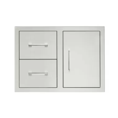 TrueFlame 30" 2-Drawer & Access Door Combo - Front