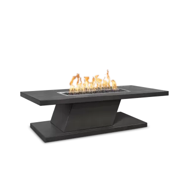 The Outdoor Plus 72" X 30" Imperial Stainless Steel Fire Pit - 15” Tall