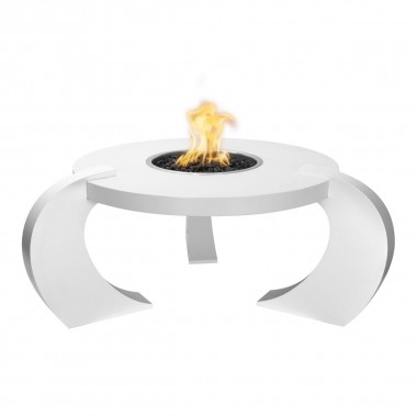 The Outdoor Plus Frisco Stainless Steel Fire Pit