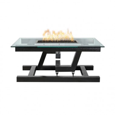 The Outdoor Plus Newton Powder Coated Fire Pit - Floating Appearance
