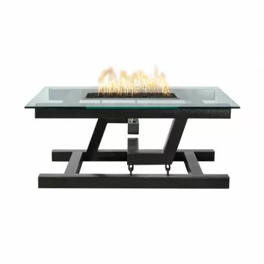 The Outdoor Plus Newton Powder Coated Fire Pit - Floating Appearance