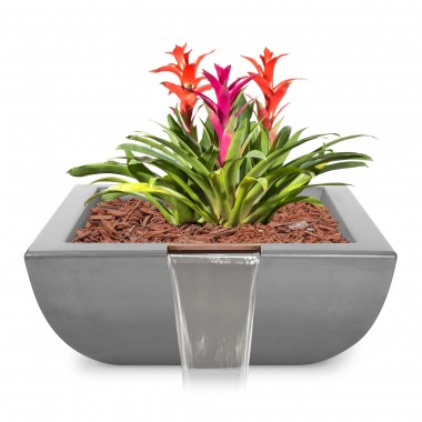 The Outdoor Plus Avalon GFRC Planter & Water Bowl 