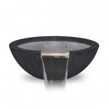 The Outdoor Plus Sedona Wood Grain Water Bowl