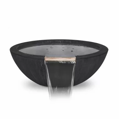 The Outdoor Plus Sedona Wood Grain Water Bowl