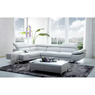 J&M Furniture 1717 Italian Leather Sectional