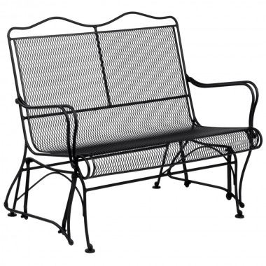 Woodard Tucson High-Back Gliding Love Seat
