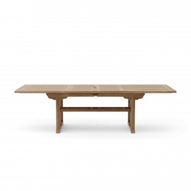 Anderson Teak Sahara 106" Rectangular Double Ext. Table-1