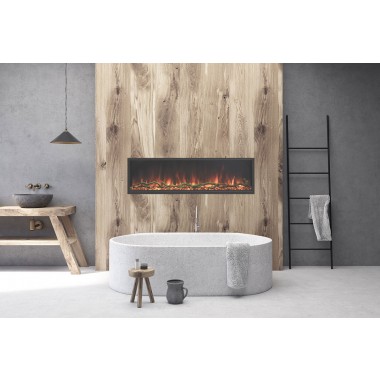 Modern Flames Landscape Pro Slim 44" / 56'' / 68'' / 80'' / 96'' Single-Sided Built-In Electric Fireplace - Lifestyle