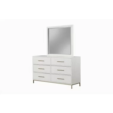 Alpine Furniture Madelyn Mirror - Angled