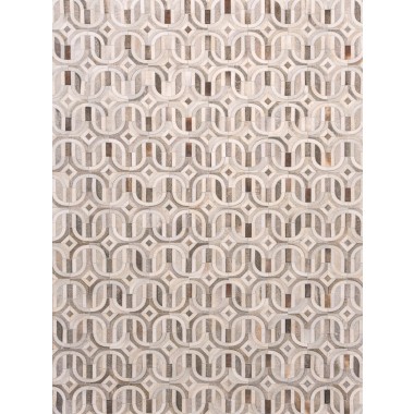 Exquisite Rugs Natural Hide Cowhide Medium Gray/Ivory Area Rug 2140-006