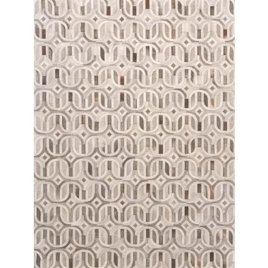 Exquisite Rugs Natural Hide Cowhide Medium Gray/Ivory Area Rug 2140-006