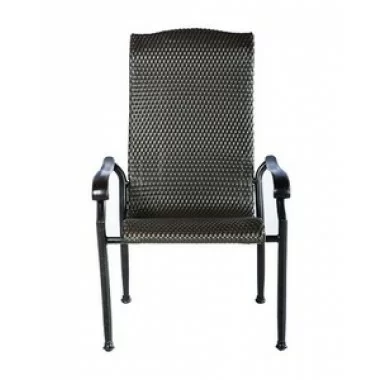 Alfresco Home Hemingway High Back All-Weather Wicker Dining Chair