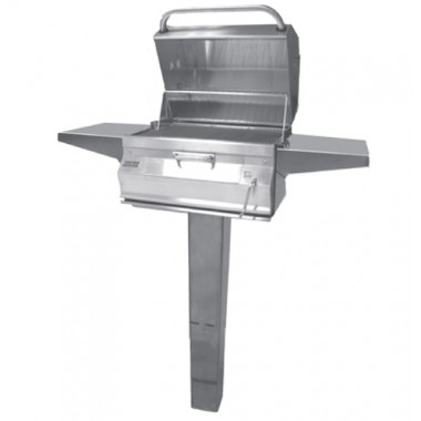 Fire Magic Charcoal Legacy In Ground Post Grill w Smoker Hood