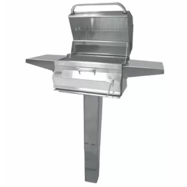 Fire Magic Charcoal Legacy In Ground Post Grill w Smoker Hood