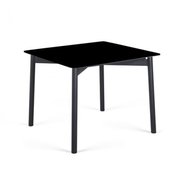 Skyline Design Rodona Square Dining Table with Glass