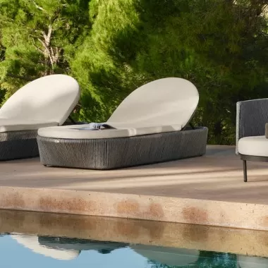 Skyline Design Boston Chaise Lounger with Sunbrella Cushion